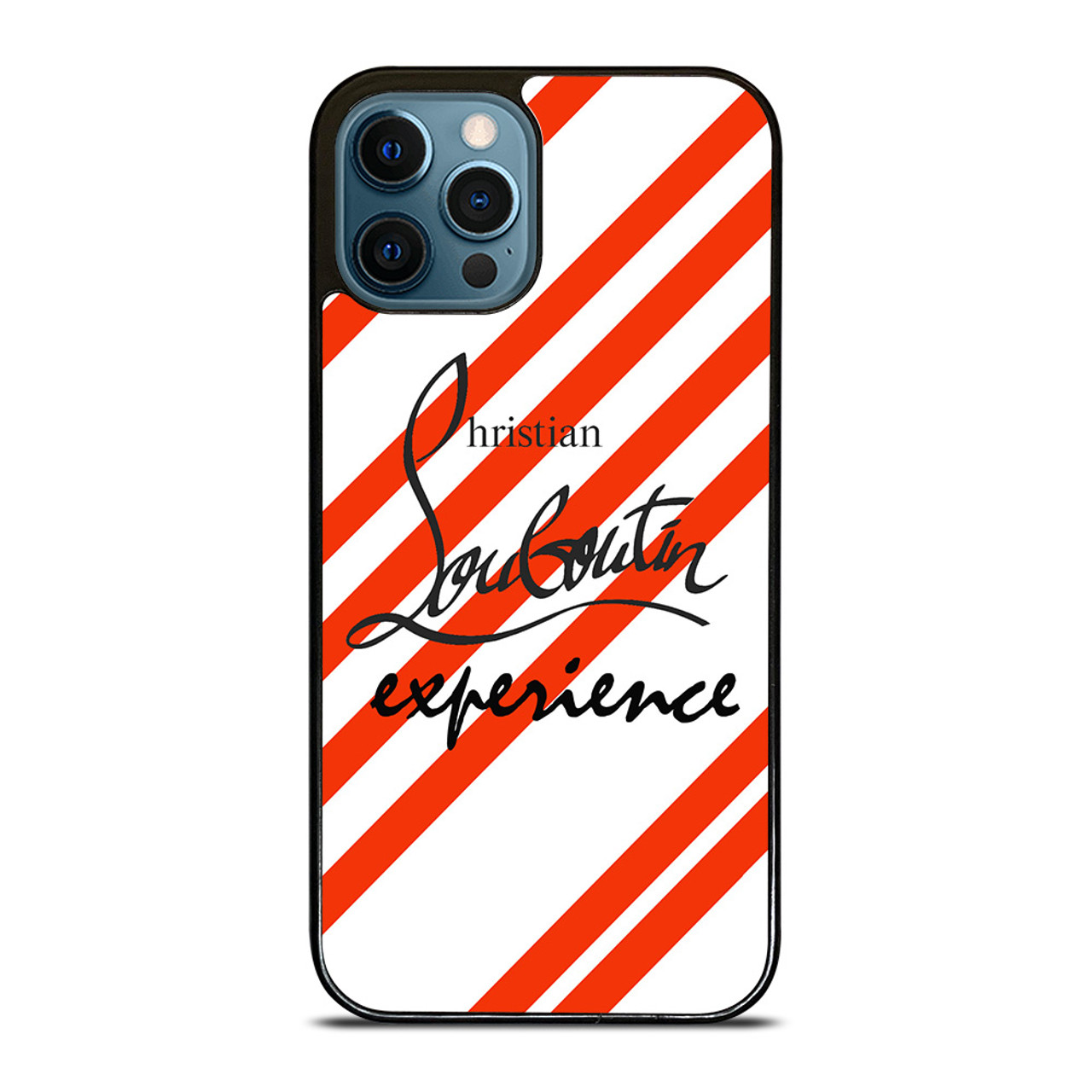 LOUBOUTIN STRIPE LOGO iPhone 12 Pro Case Cover